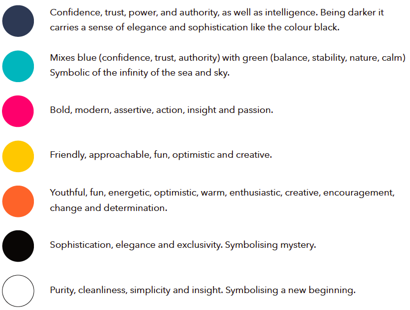 Our new brand colours and the theory behind using them