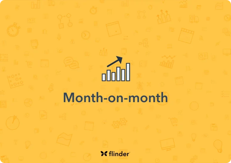 How do you calculate month-on month-growth?