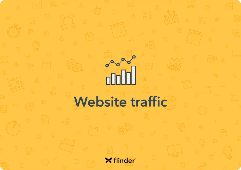 What is website traffic?