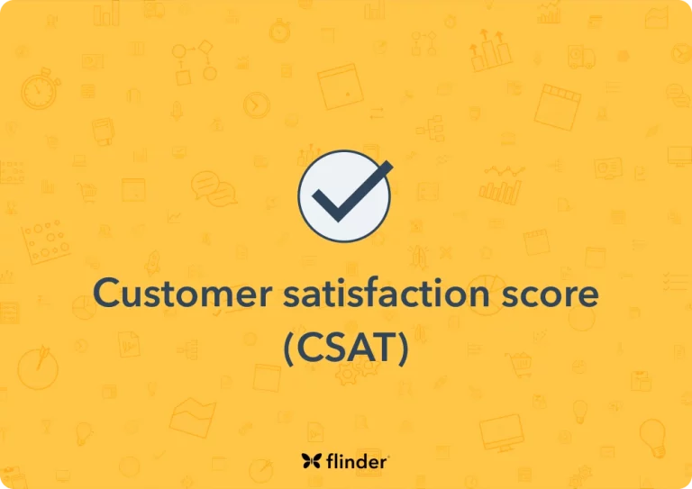 Customer satisfaction score (CSAT)