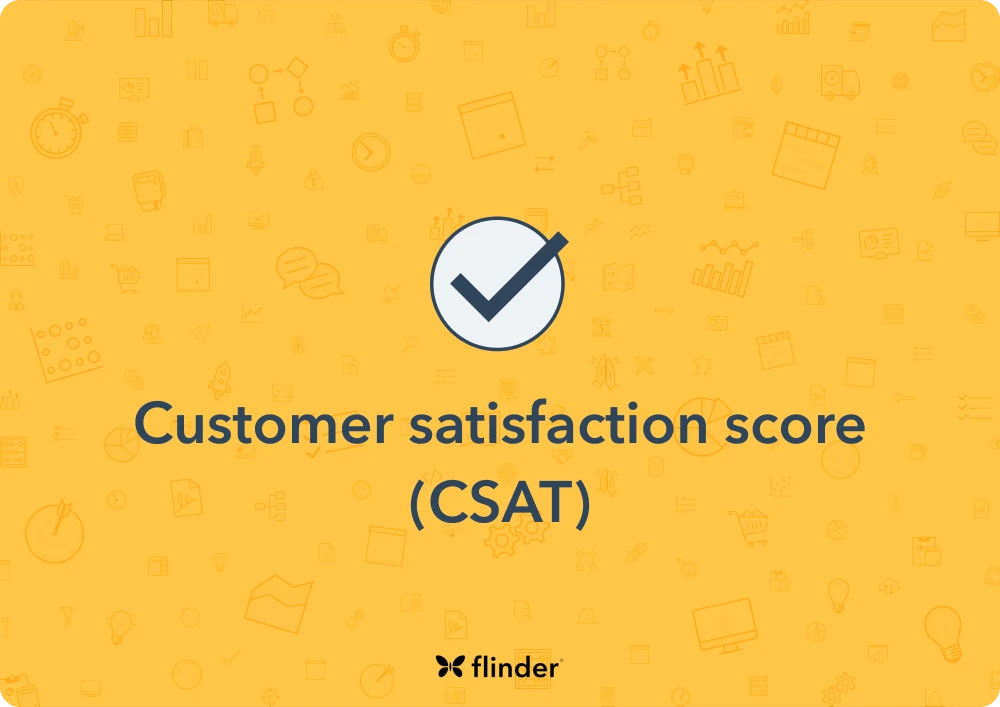 Customer satisfaction score (CSAT)